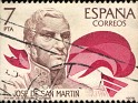 Spain - 1978 - America-Spain - 7 PTA - Dark Brown & Red - Celebrity - Edifil 2489 - José de San Martín - 0